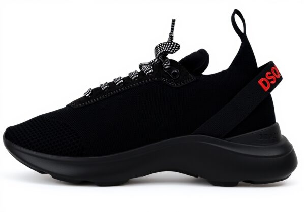 Sneaker DSQUARED2 Uomo Nero Rosso sintetico casual