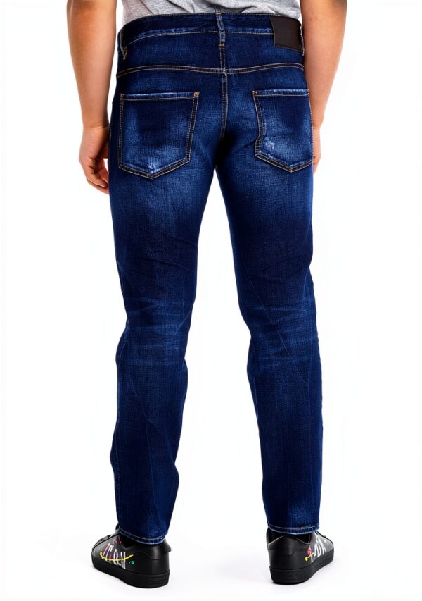 Jeans Dsquared2 Uomo Gamba Dritta Denim Taglia 56-2