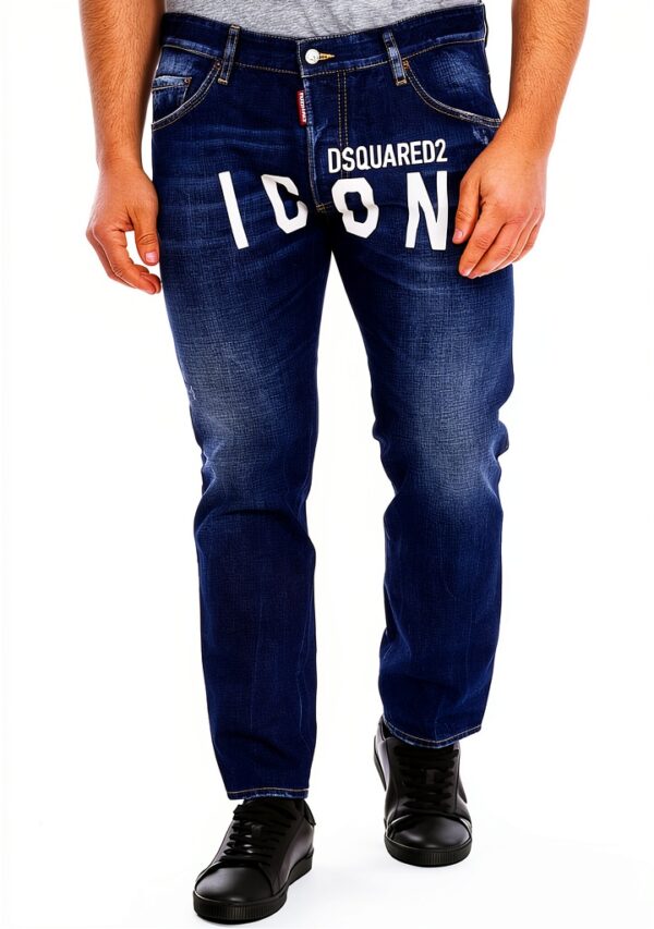 Jeans Dsquared2 Uomo Gamba Dritta Denim Taglia 56-0