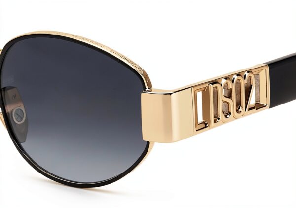 Occhiali da sole Dsquared2 D2 0155S 53mm oro nero-5