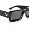 Occhiali da sole Dsquared2 D2 0142S uomo lenti grigie-2