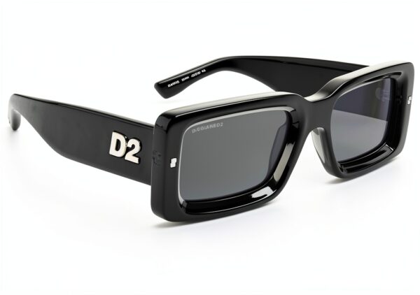 Occhiali da sole Dsquared2 D2 0142S uomo lenti grigie-2