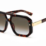 Dsquared2 Occhiali da Sole Uomo Nero Havana Modello D2 0105-0