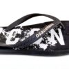 Dsquared2 ciabatte infradito gomma uomo nero FFM0001-2
