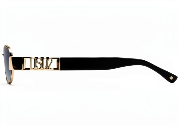 Occhiali da sole Dsquared2 D2 0155S 53mm oro nero-3