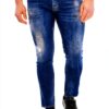 DSQUARED2 Jeans Slim Distrutti Blu Uomo Stretch Design-0