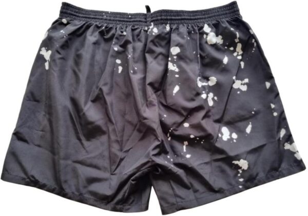 Costume da bagno Dsquared2 uomo boxer corto nero-1