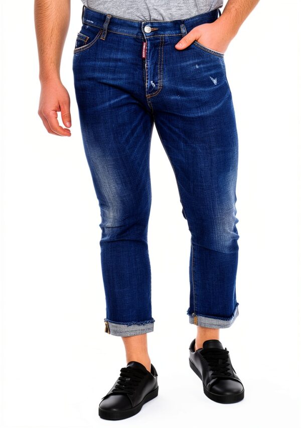 Jeans Dsquared2 Uomo Gamba Dritta Denim Taglia 46-0