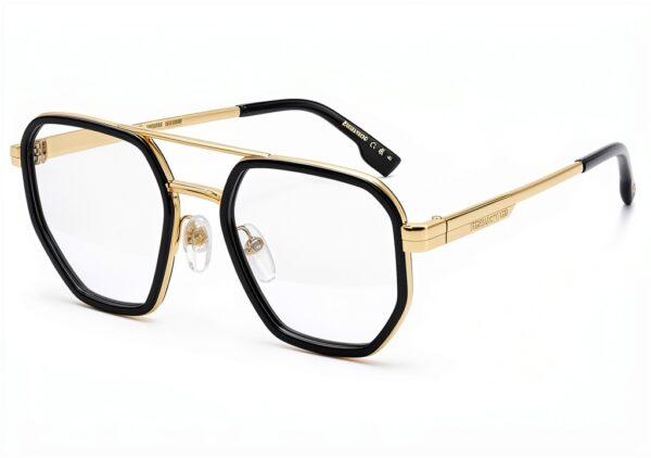 Gafas DSQUARED2 D2 0111 Black Montature Uomo Design Lusso