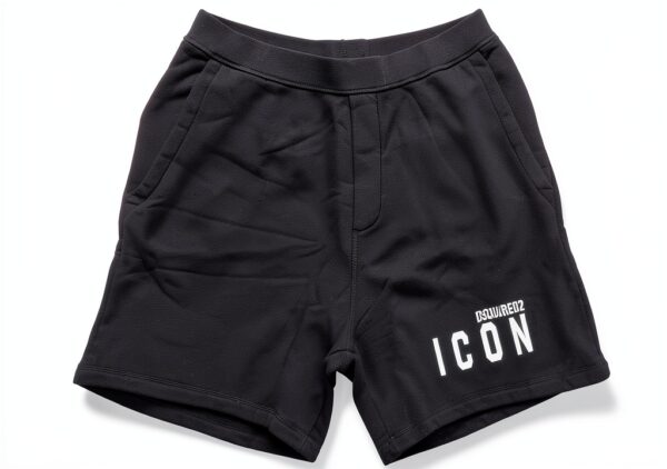 Pantaloncini Uomo DSQUARED2 Icon Nero Moda Casual
