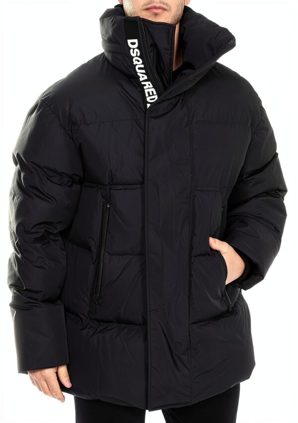 Giacca imbottita DSQUARED2 uomo bomber nero urbano