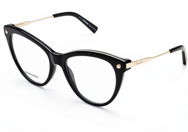 Dsquared2 occhiali da sole nero lucido donna moda accessori