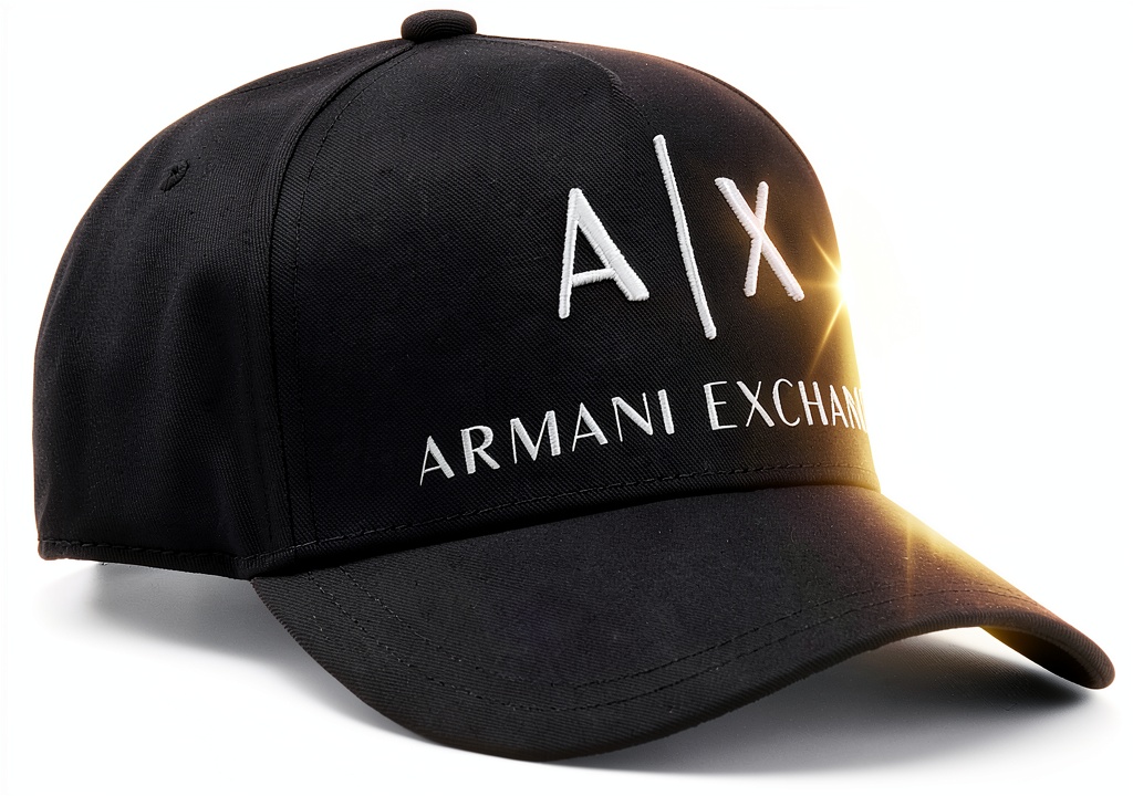 Berretto Armani Exchange indossato in un contesto urbano