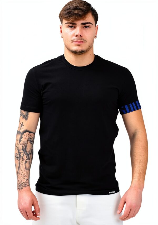 T-shirt uomo D9M3S5770 cotone design casual comfort-0