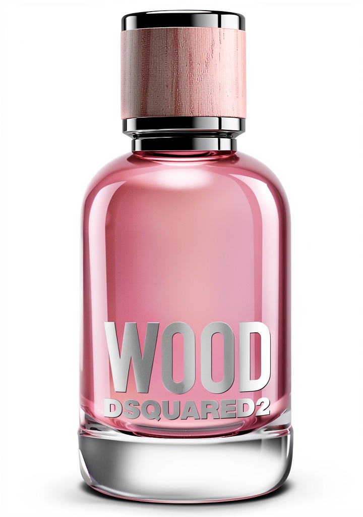 'DSQUARED2 Wood Pour Femme Edt Vapo flacone spray su sfondo elegante'
