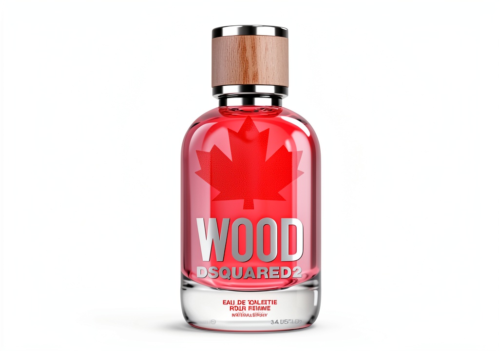 Dsquared2 Wood Eau de Toilette donna su un tavolo elegante