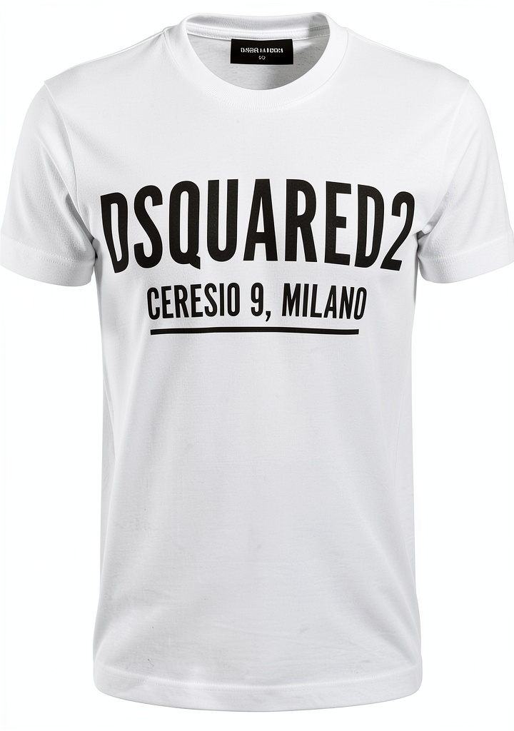 'T-shirt DSQUARED2 bambino bianca con logo'