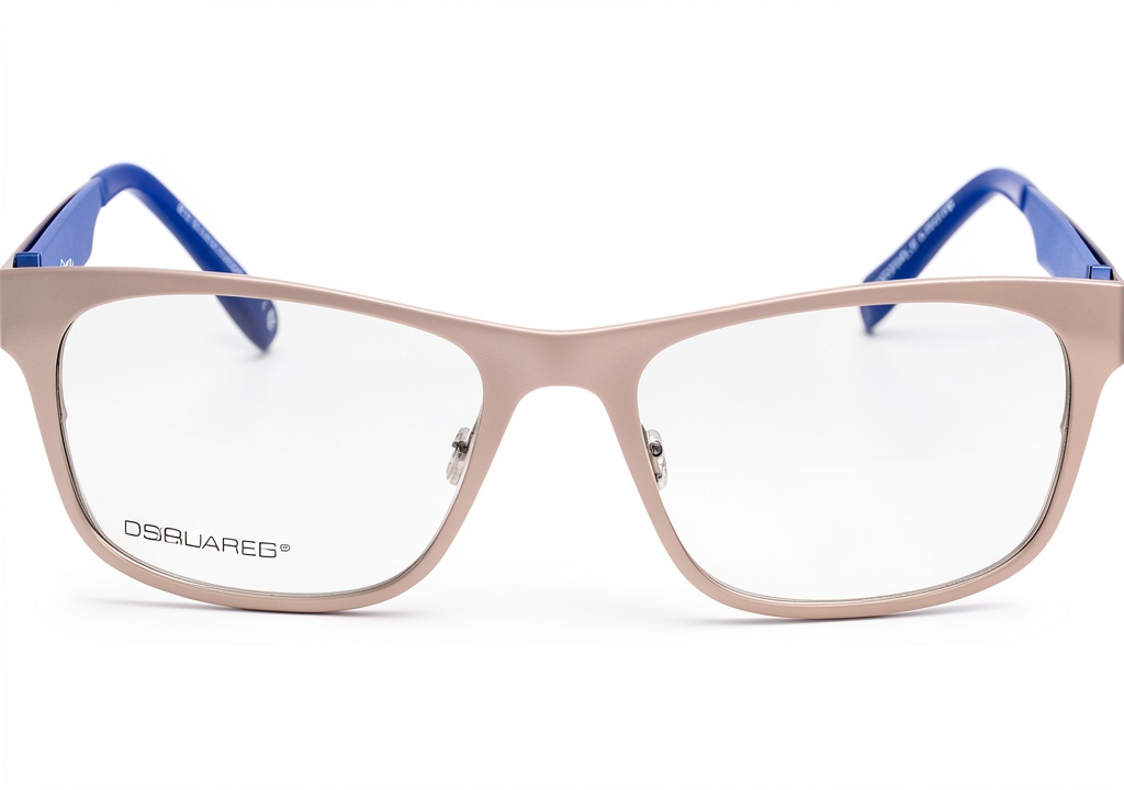 Montature Dsquared2 DQ5097 in argento su sfondo neutro