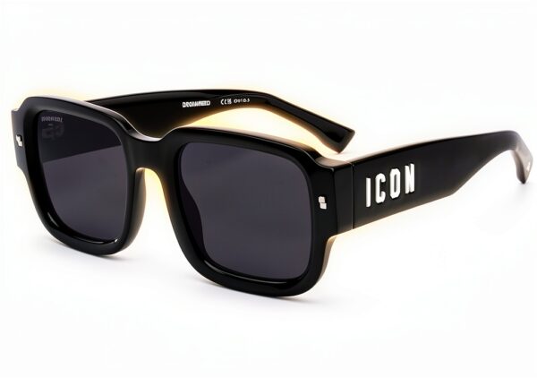 DSQUARED2 Icon 0009S Occhiali da sole Unisex Nero 50mm