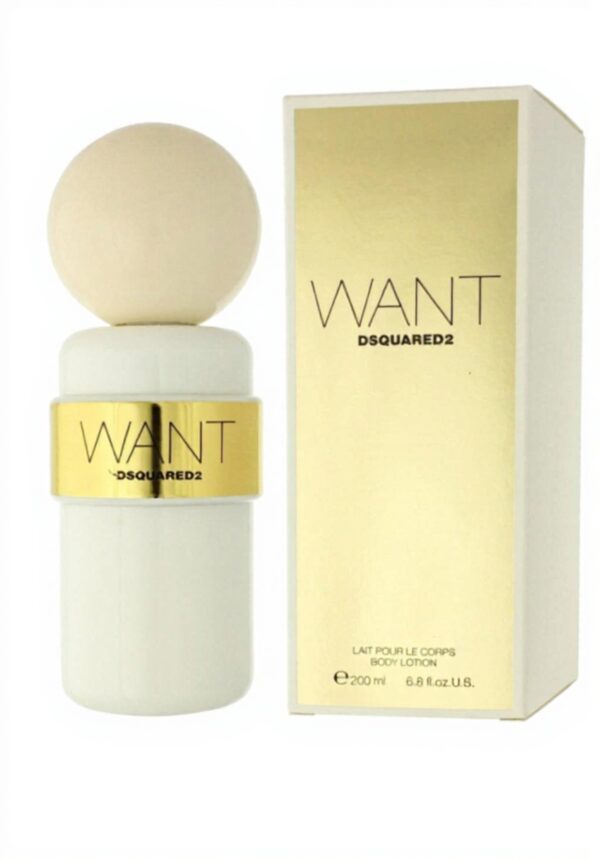 Lozione corpo Dsquared2 Want donna idratante 200 ml