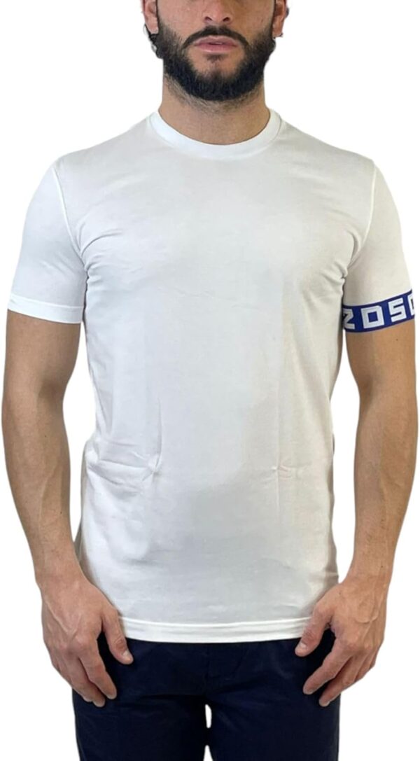 Maglia Uomo DSQUARED2 Cotone Bianco T Shirt XL L-0