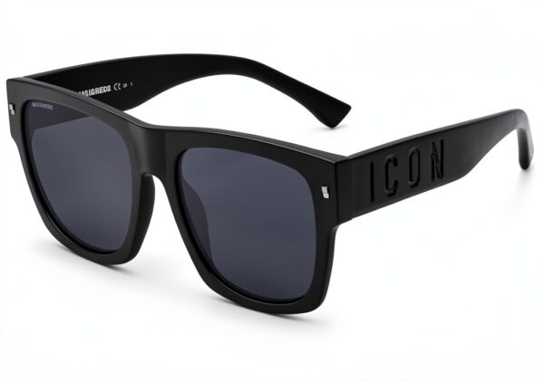 Occhiali da sole Dsquared2 Icon 0004s nero opaco