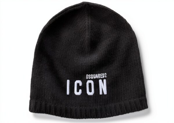 Berretto in lana DSQUARED2 uomo nero KNM0124 cappello