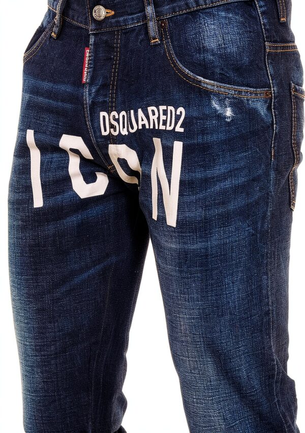 Jeans Dsquared2 Uomo Gamba Dritta Denim Taglia 56-1