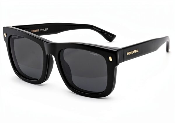 Occhiali da sole DSQUARED2 Uomo D2 0100CS Nero 55mm