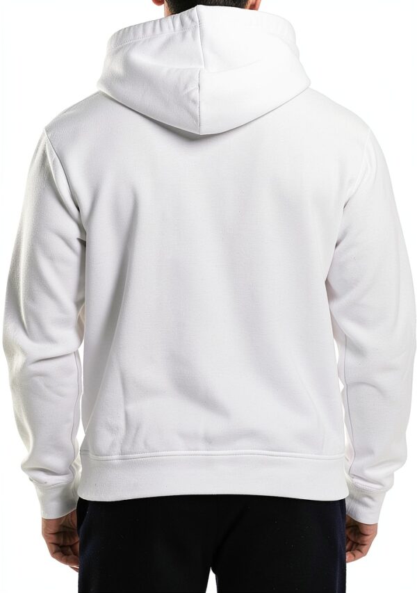Felpa con cappuccio DSQUARED2 uomo zip nero bianco morbida