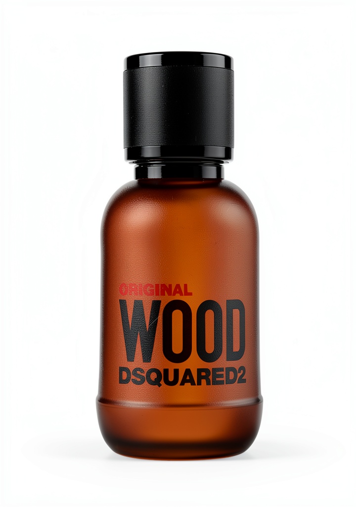 'Original Wood EDP Vapo 50 ml su un tavolo con elementi naturali'