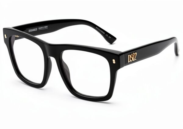 Occhiali da sole DSQUARED2 Unisex Black Gold 53 cm