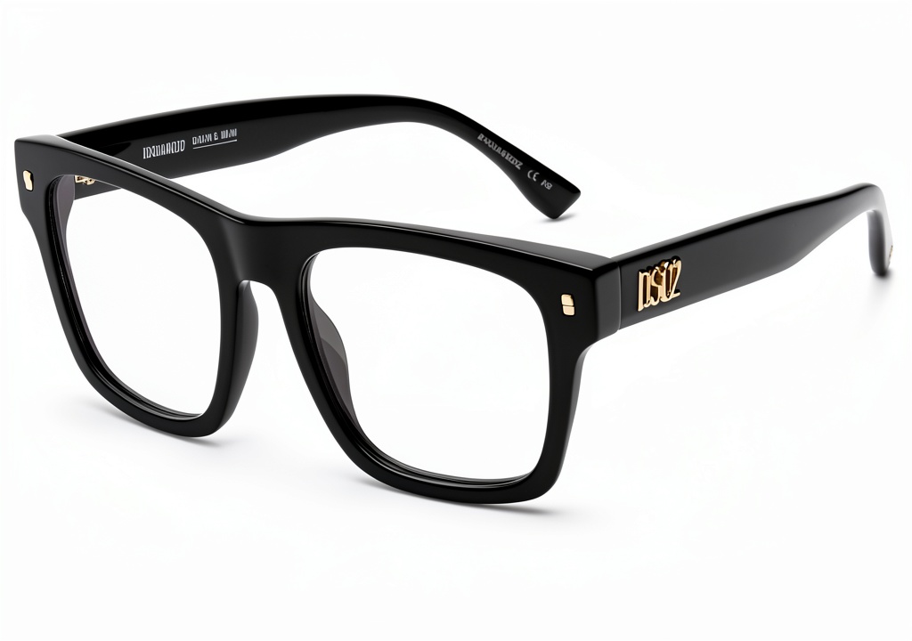 Occhiali da sole DSQUARED2 Black Gold su sfondo chiaro