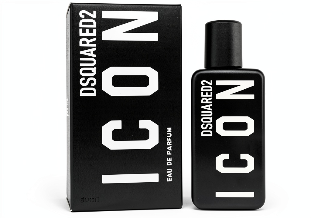 DSquared2 Icon Pour Homme Eau de Parfum 50ml applicato su polso in contesto serale