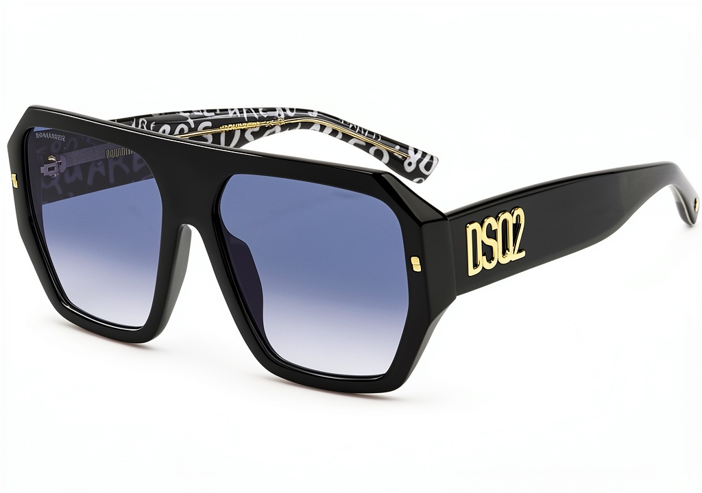 DSQUARED2 D2 0128/S occhiali da sole uomo in acetato con design quadrato