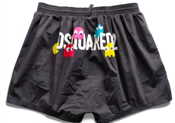 Costume da bagno uomo Dsquared2 boxer nero taglia 48