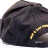 Cappellino baseball Dsquared2 lavabile a mano uomo nero-1