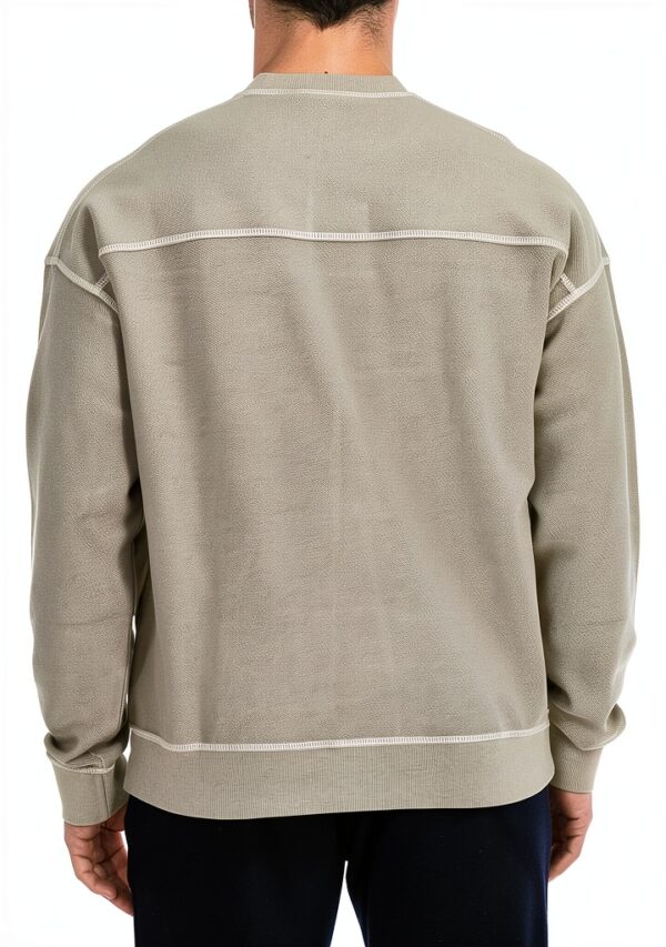 Felpa Dsquared2 Uomo Cachi Morbida Design Moderno-1