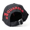 Dsquared2 Cappellino Nero Bianco Uomo Cotone Effetto Usato-2
