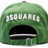 Dsquared2 Cappellino Nero Bianco Uomo Cotone Effetto Usato-7