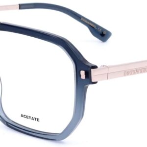 Occhiali da vista Dsquared2 D2 0123 Blu 56 Uomo Acetato-0