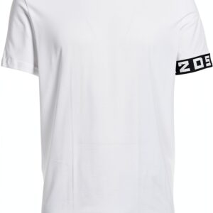 T-shirt Dsquared2 Uomo Bianco Cotone Maglia Casual-0