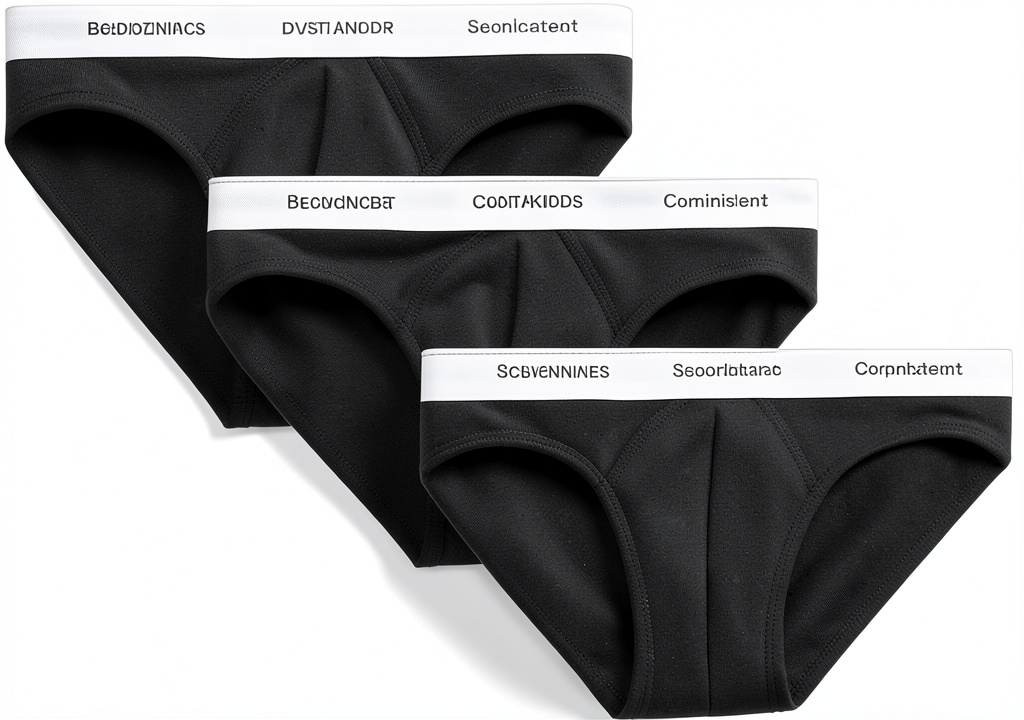 Slip da uomo in cotone tinta unita su sfondo neutro