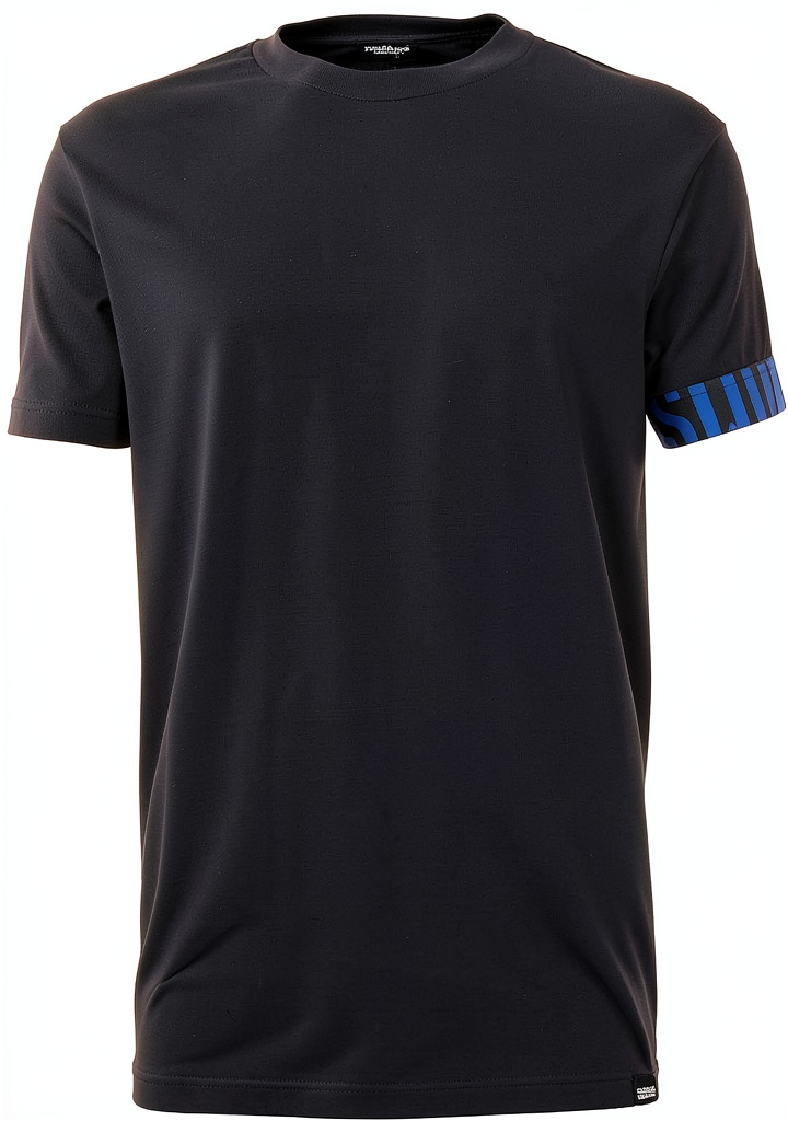 Uomo che indossa la t-shirt Dsquared2 in un contesto urbano