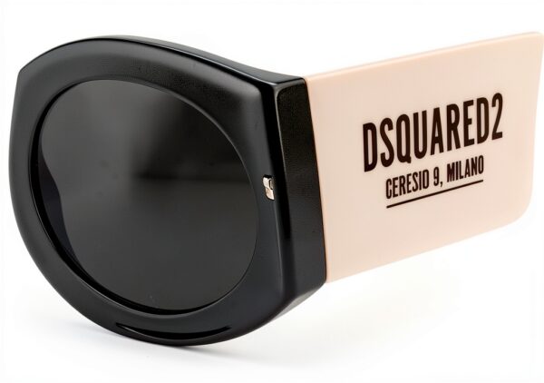 Occhiali da sole DSQUARED2 D2 0071/S nero beige uomo-2