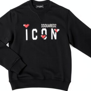Felpa Dsquared2 bambina cotone bianco taglia 12-0