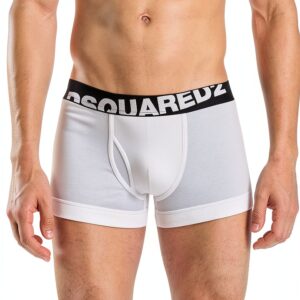 Boxer uomo Dsquared2 cotone elastan nero-0