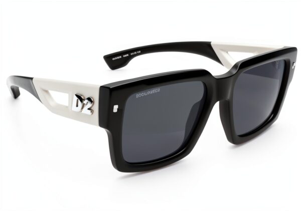 Orecchini Dsquared2 Uomo 53mm Nero-2