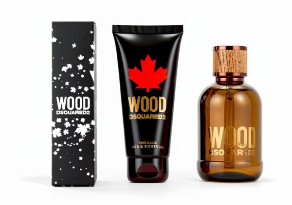 Dsquared2 Wood EDT 100 ml Set regalo-4