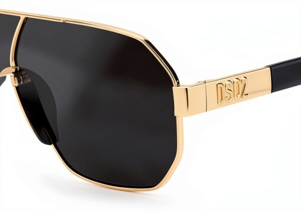 Occhiali da sole Dsquared2 D2 0028/S RHL IR Gold Black 63 mm con-3